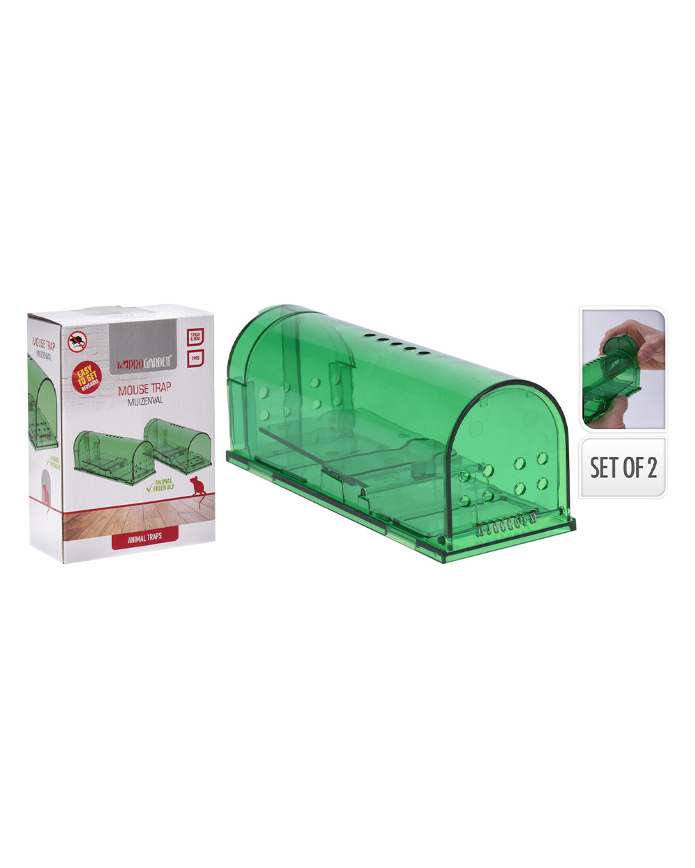 Homesmiths Mousetrap Polypropylene Set of 2