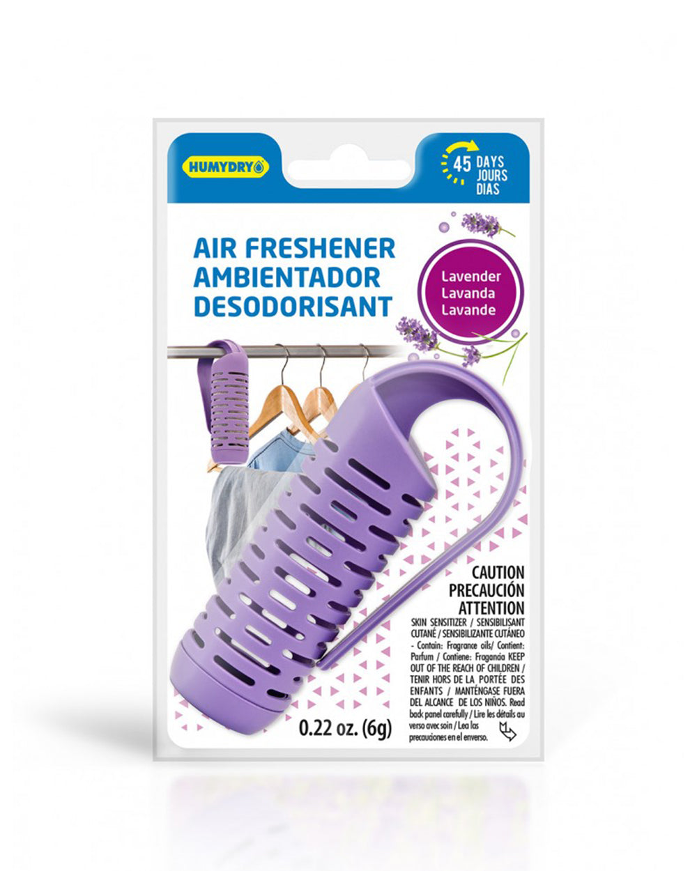 Humydry Closet Clip Air Freshener Lavender