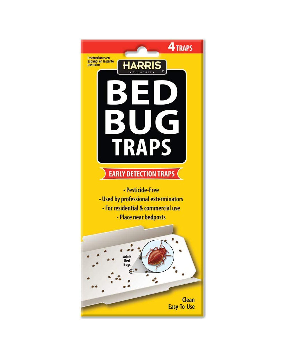 Harris Bed Bug Trap Harris Pack of 4