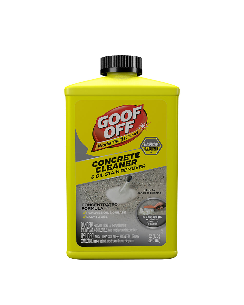 Goff Off 32oz Concrete Cleaner & Oil Stain Remover