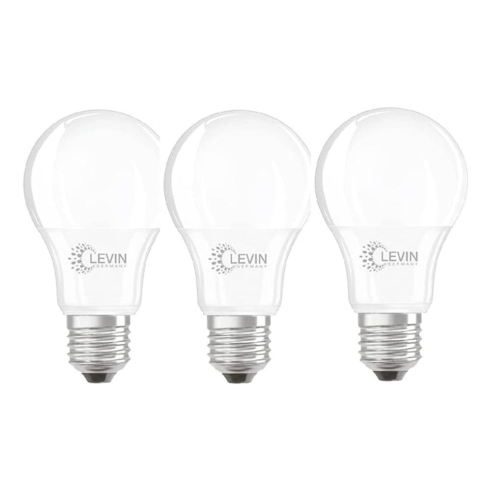 Levin LED A-BULB 12W 6500K E27 Pack of 3