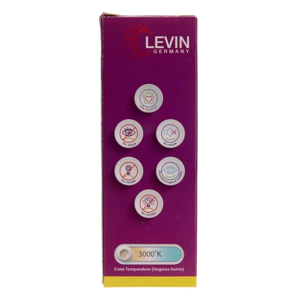 Levin LED C37 Candle Bulb 6W 3000K