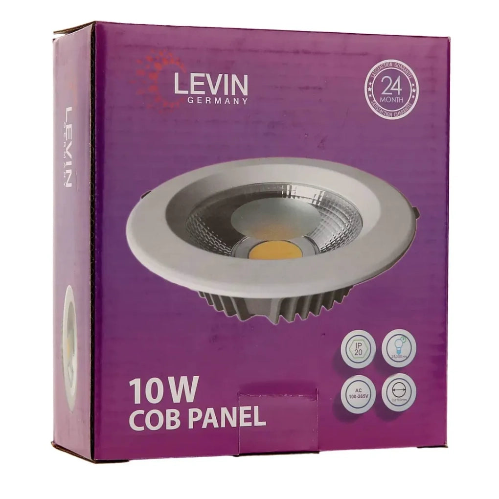 Levin LED COB Panel Light 10W 3000K