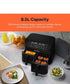 Nutricook Air Fryer Duo 2 Non Vision 8.5 Liter Black