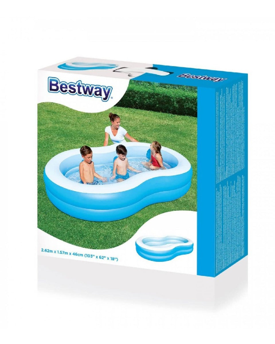 Bestway Pool The Big Lagnoon 262 x 157 x 46 cm