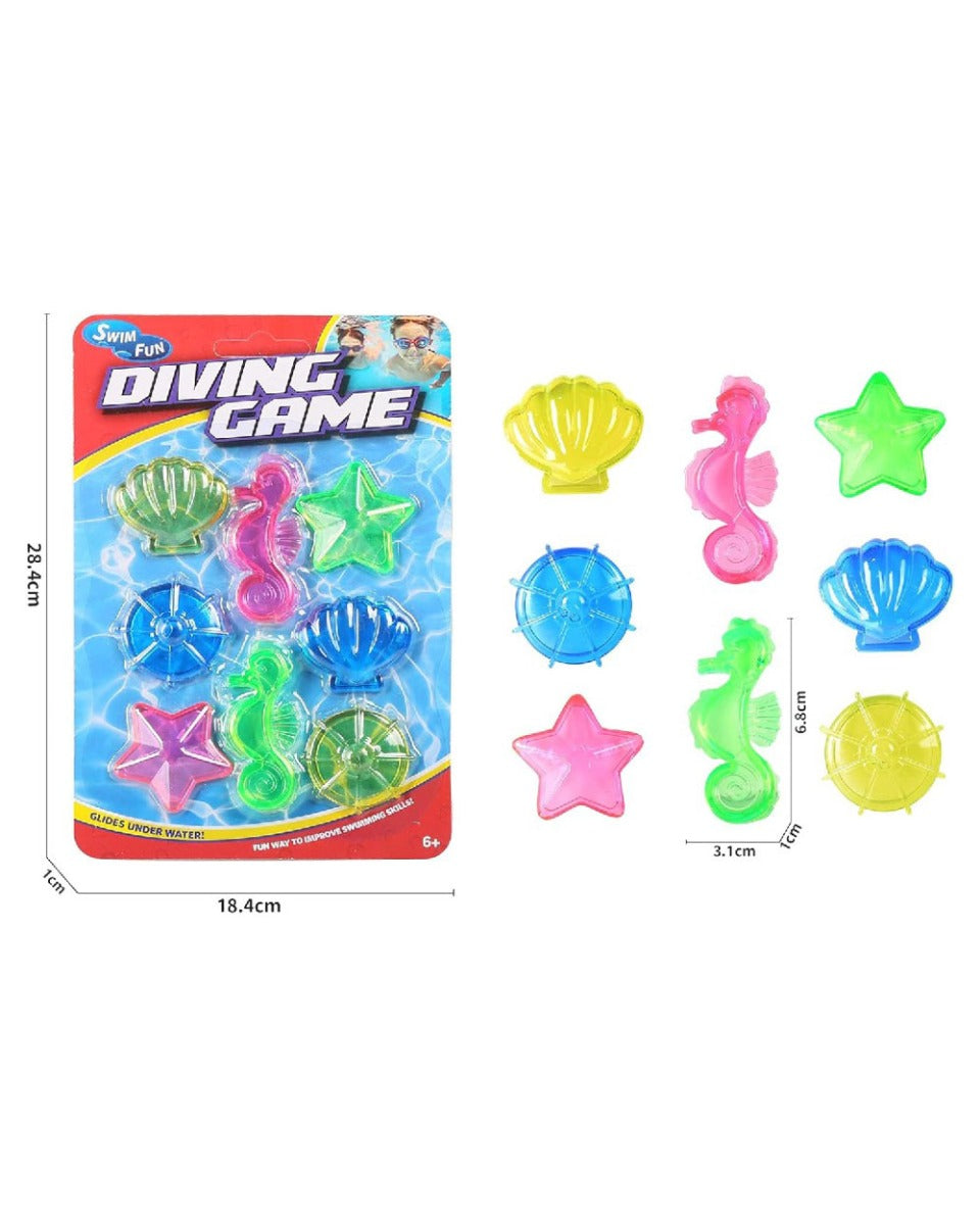 Mondo Diving Marine Toys Set of 8 Pieces