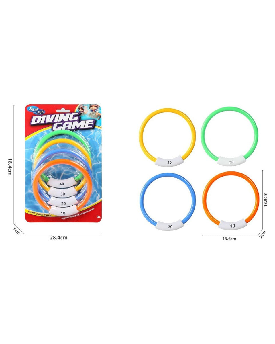 Mondo Diving Ring Toys Set of 4 Pieces