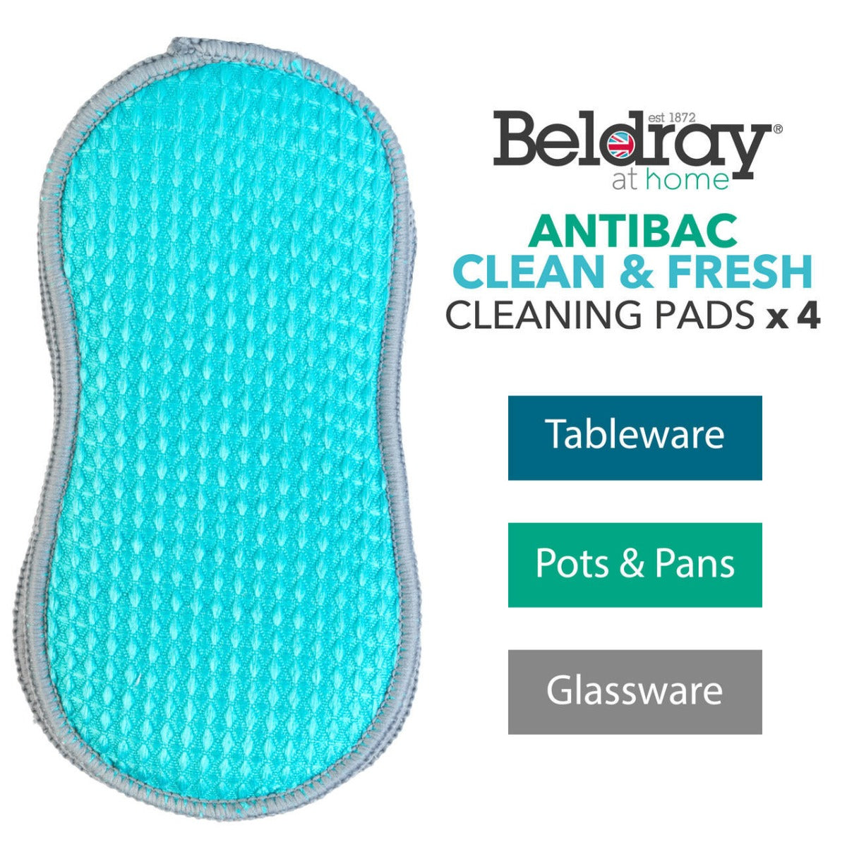 Beldray Antibac Clean & Fresh Cleaning Pads X 4