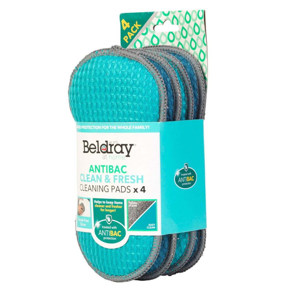 Beldray Antibac Clean & Fresh Cleaning Pads X 4