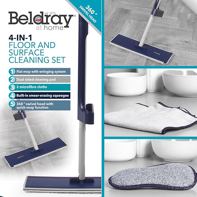 Beldray 4-IN-1 Floor & Surface Cleaning Set