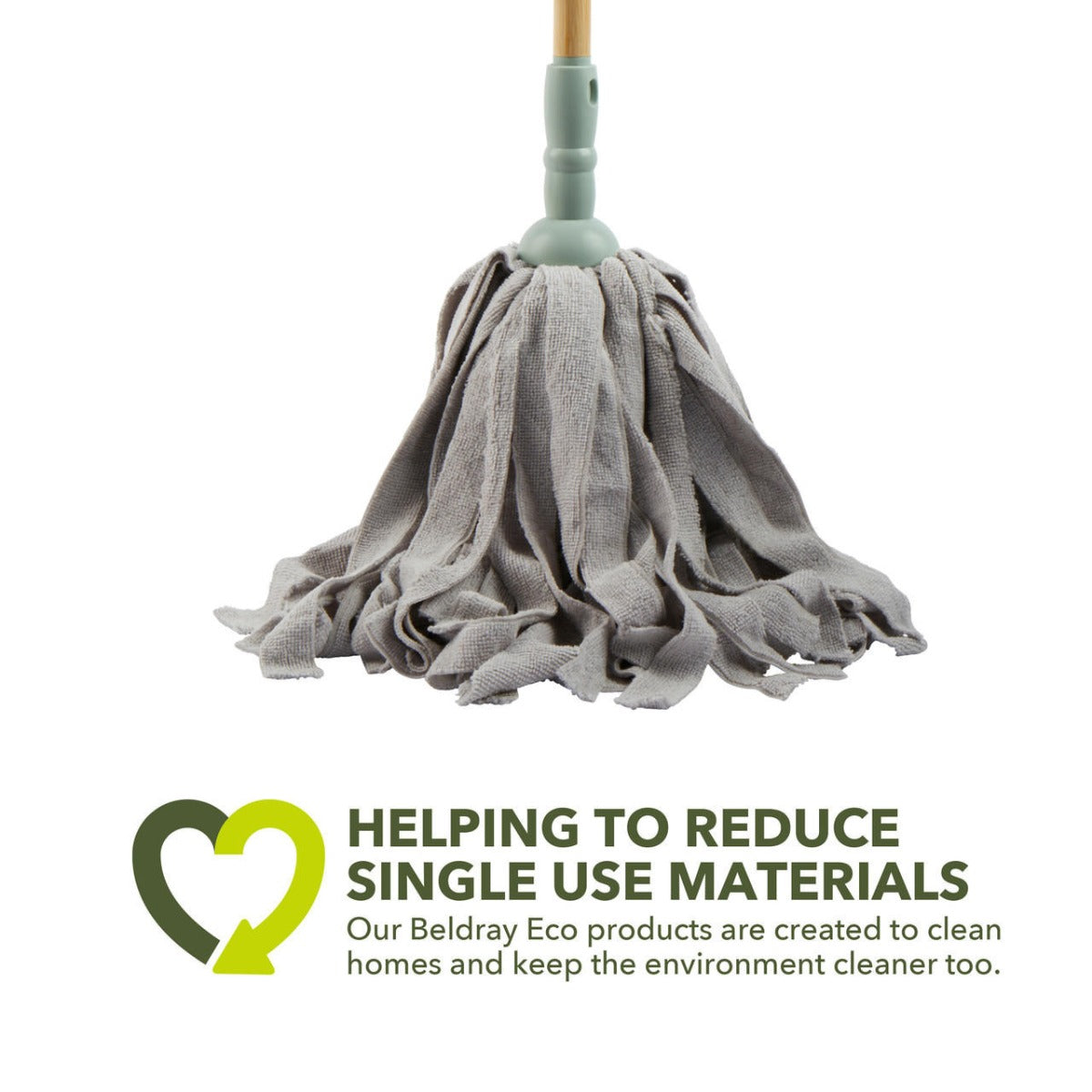 Beldray Green Eco Microfiber Mop