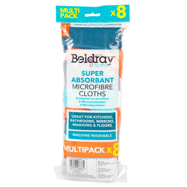 Beldray Super Absorbent Microfibre Cloths