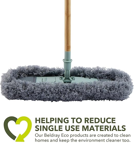 Beldray Green Eco Fluffy Flat Mop