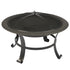 Elite Fire Pit With Lid And Poker D76 cm X H53 cm