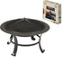 Elite Fire Pit With Lid And Poker D76 cm X H53 cm