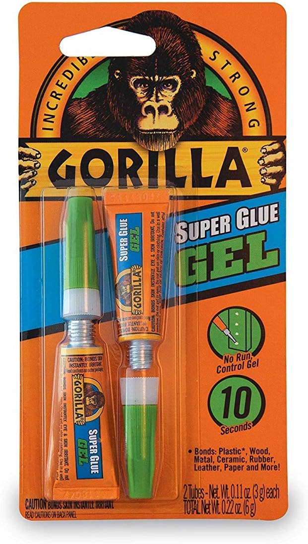 Gorilla Super Glue Gel 2-3G Tubes