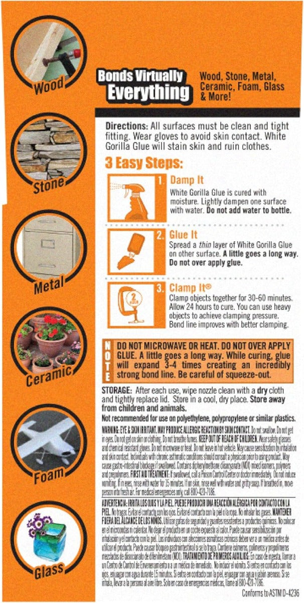 Gorilla Glue 2Oz White