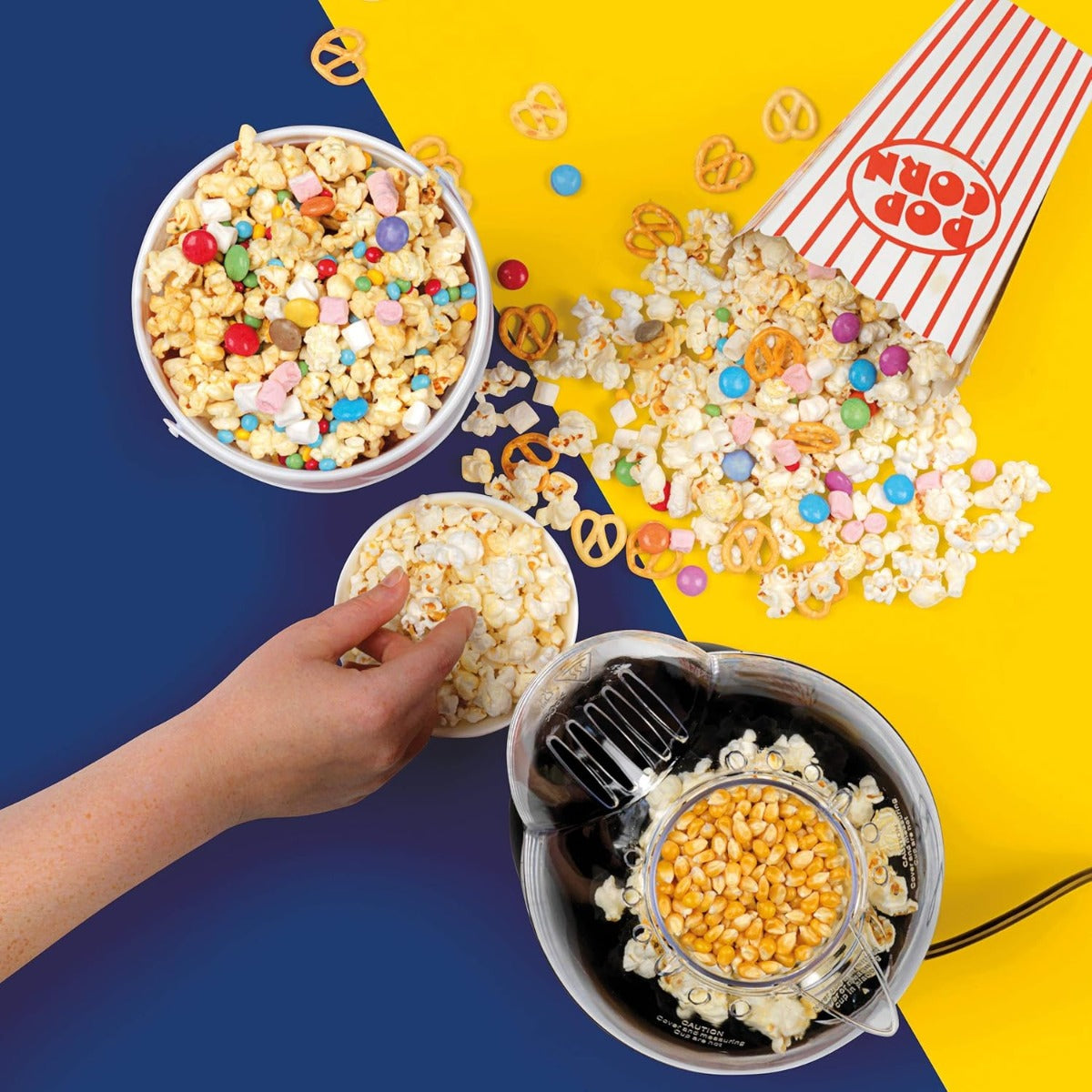 Giles & Posner Popcorn Maker Sorbet Red (Display Unit)