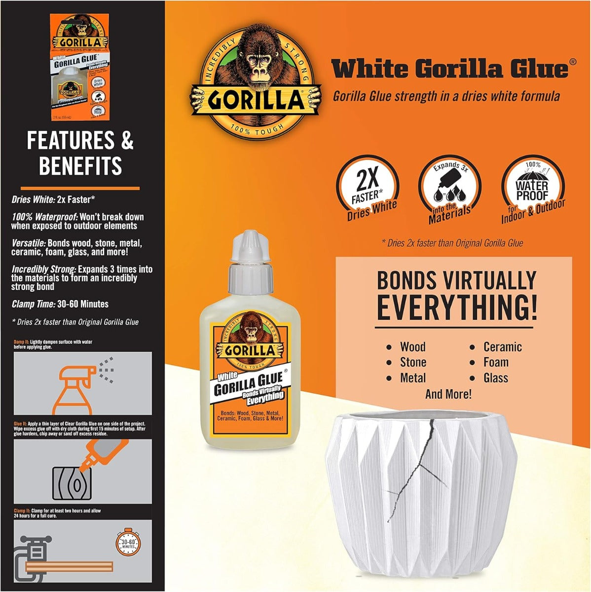 Gorilla Glue 2Oz White