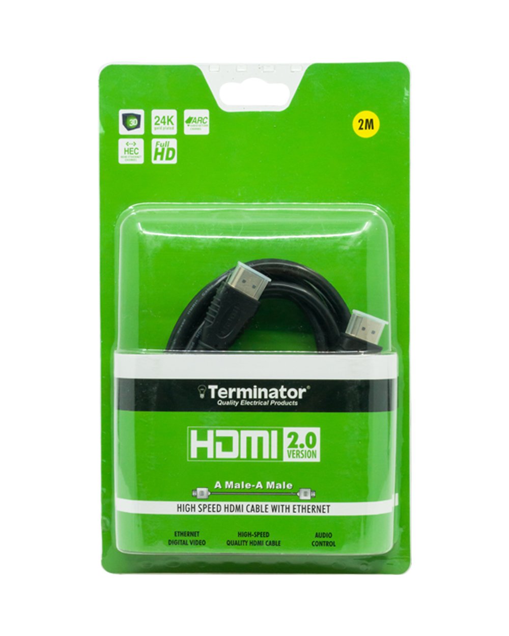 Terminator HDMI 2.0 Cable 2 Metre