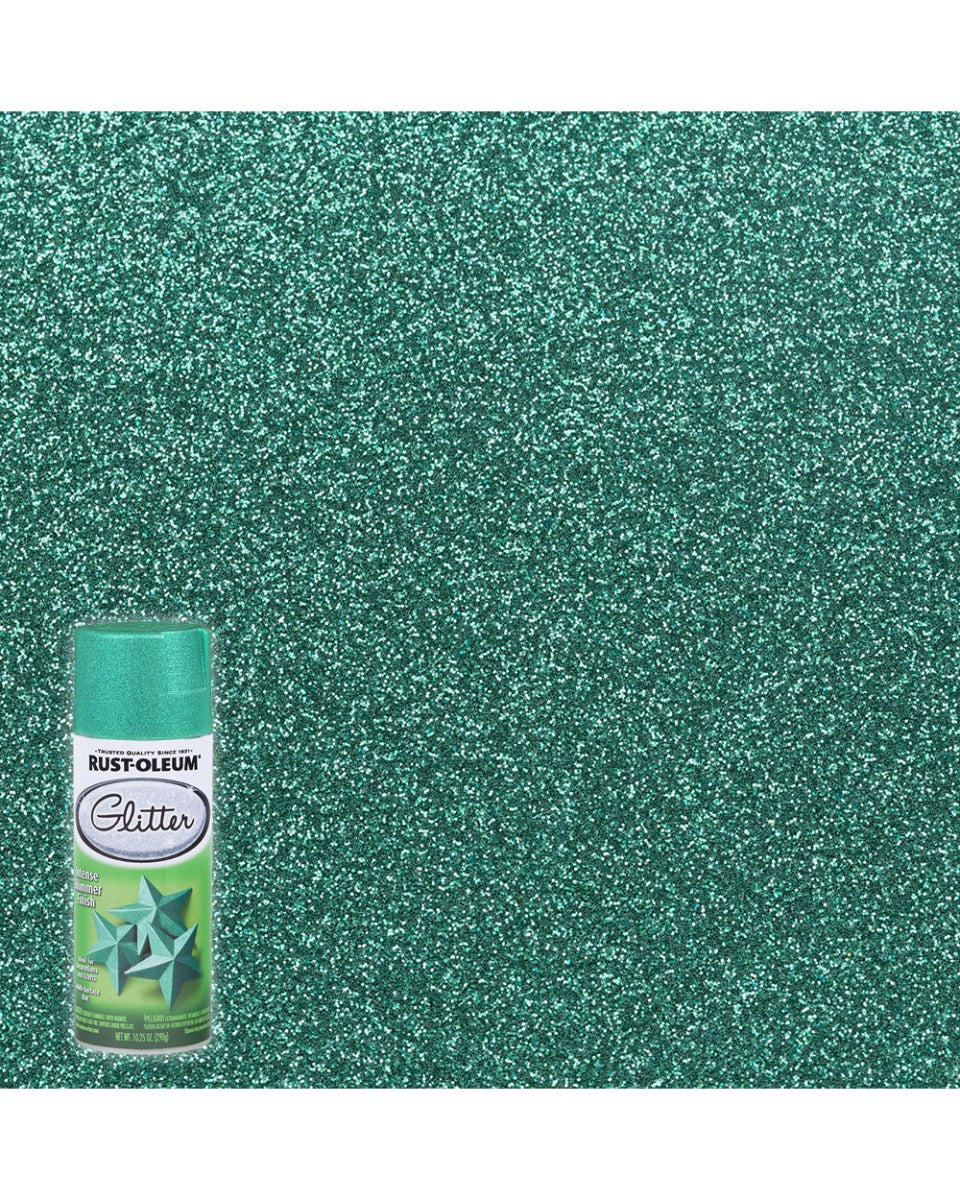 RustOleum 10.25Oz Turquoise Gliter Spray