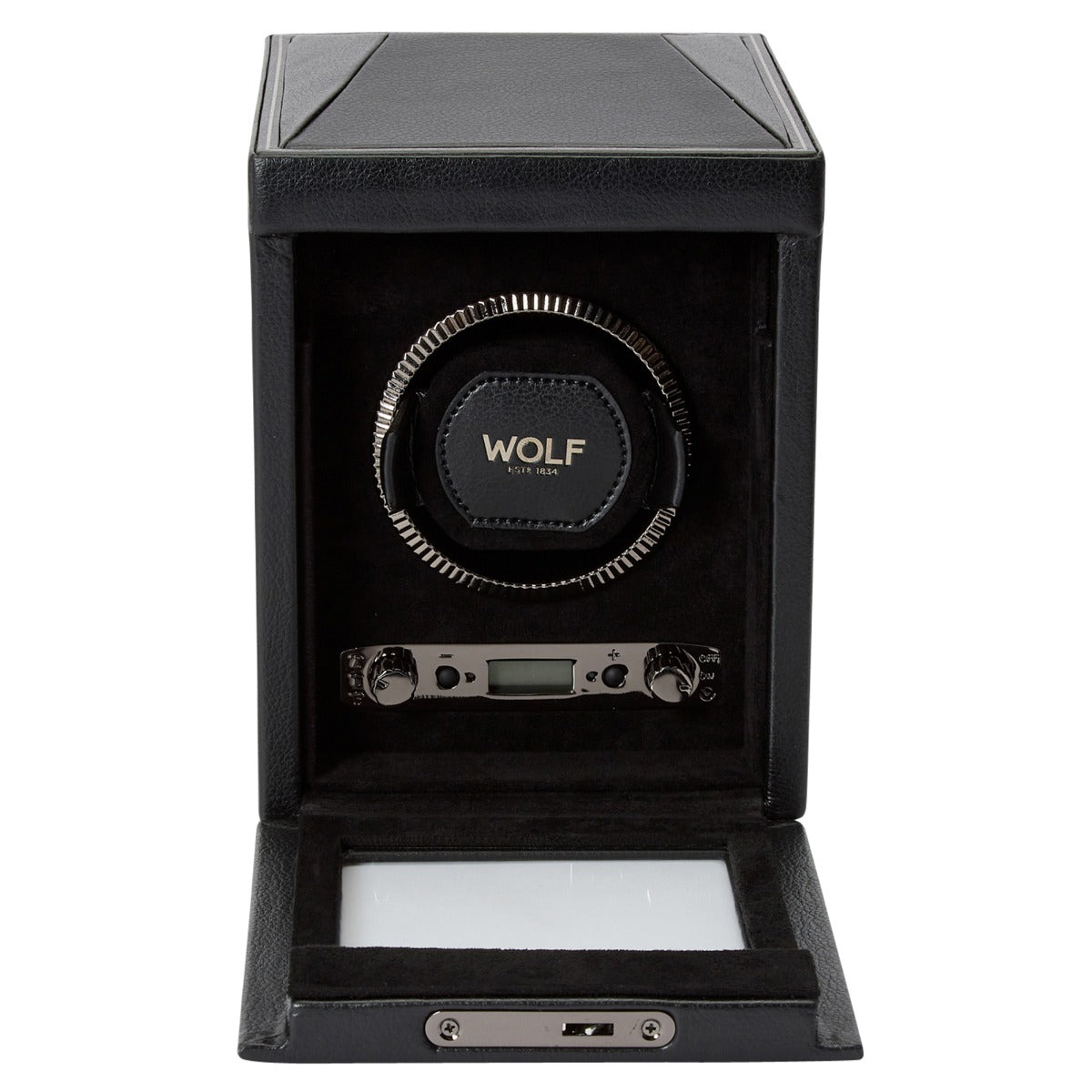Wolf British Racing Single Watch Winder No Storage Black
