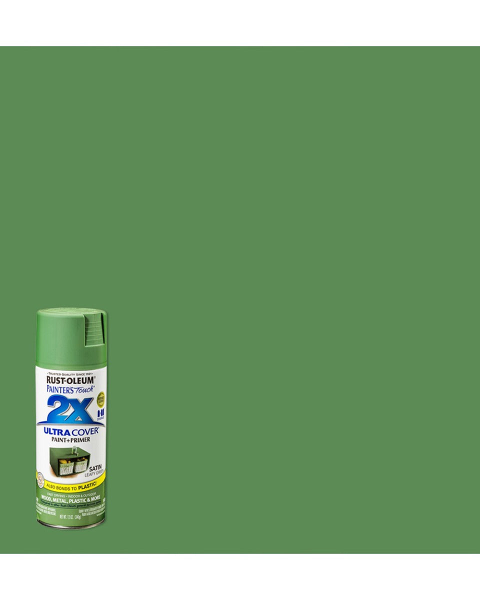 RustOleum PT 2X Ultra Cover Satin Leafy Green 12Oz