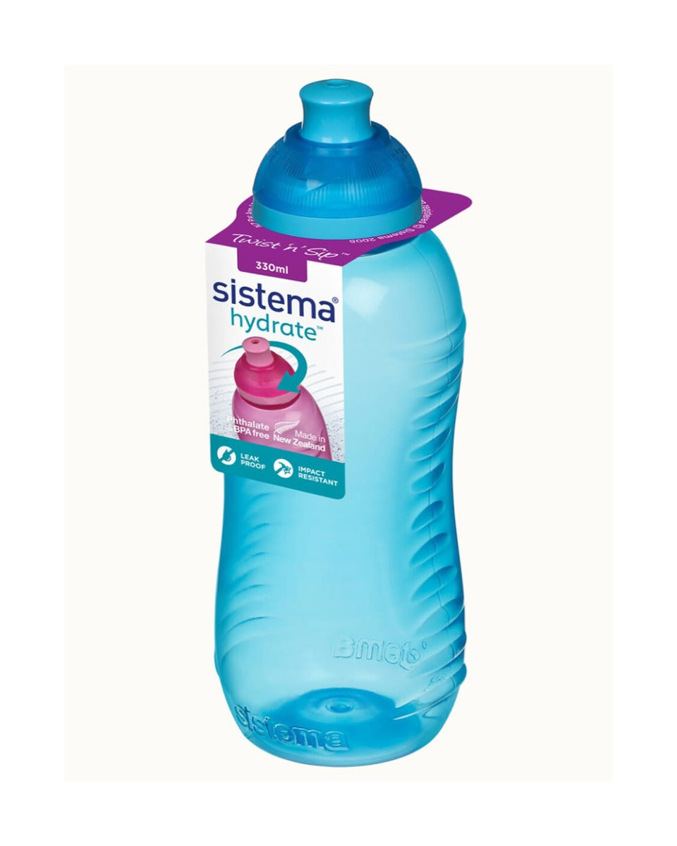 Sistema 330ml Squeeze Bottle Blue