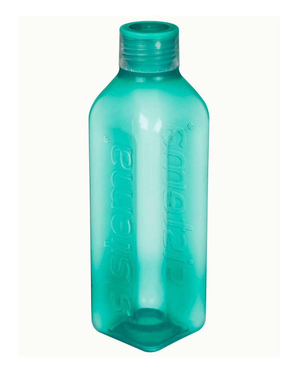 Sistema 1L Square Water Bottle Teal