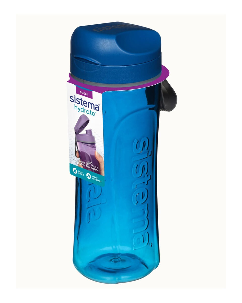 Sistema 600ml Tritan Swift Bottle Blue