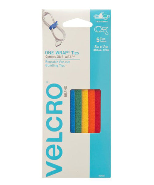 Velcro 1/2X8 Inches Reusable Bunding Tie