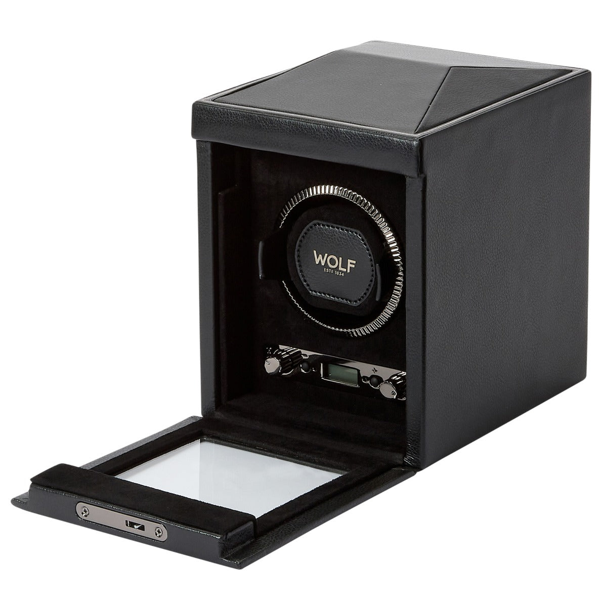 Wolf British Racing Single Watch Winder No Storage Black