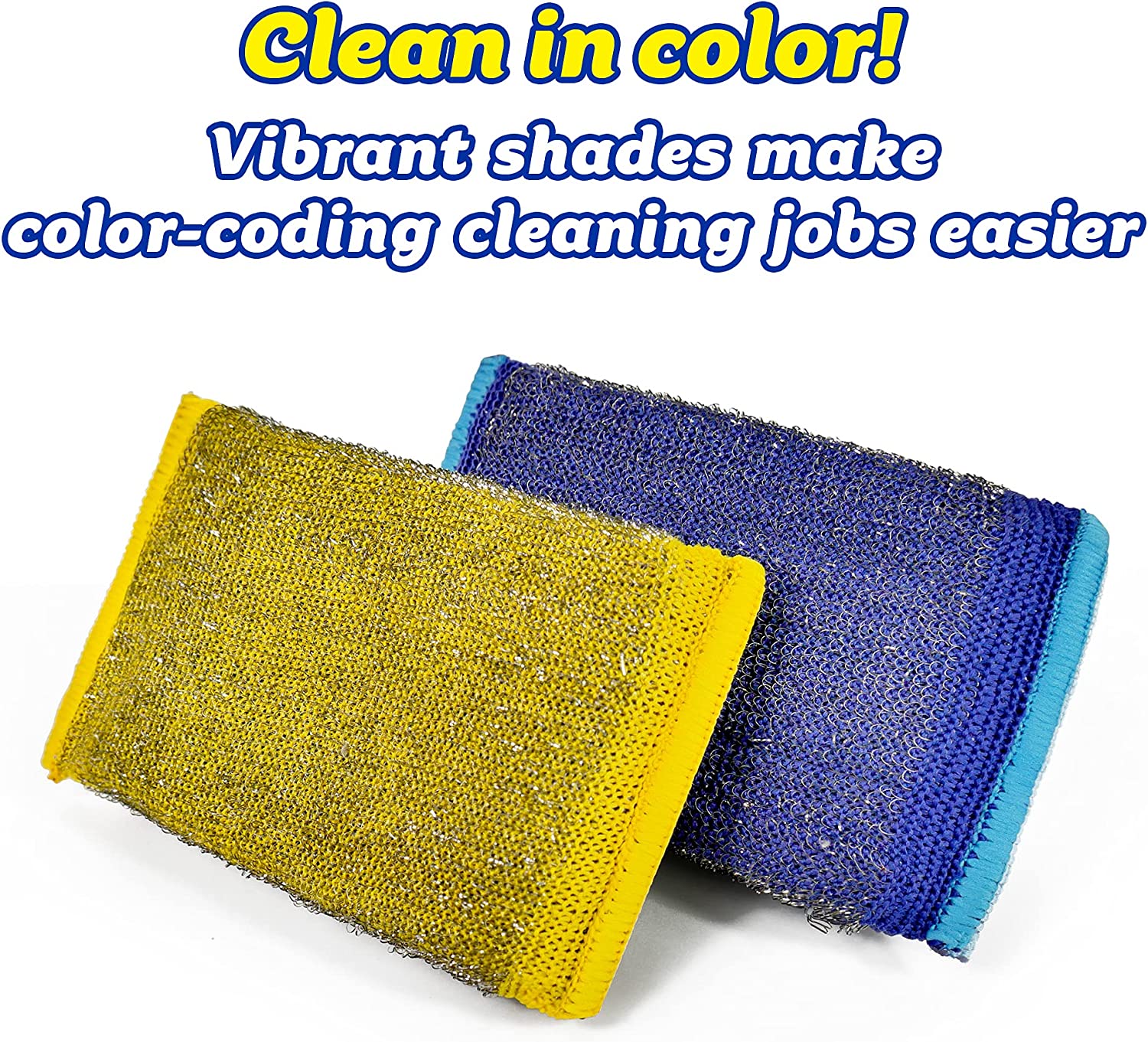 Scrub Daddy Scour Daddy Heavy Duty Steel Scouring Pad - Set Of 2 Assorted