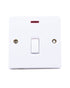 Tenby 20A D.P Switch Concealed Cord Outlet