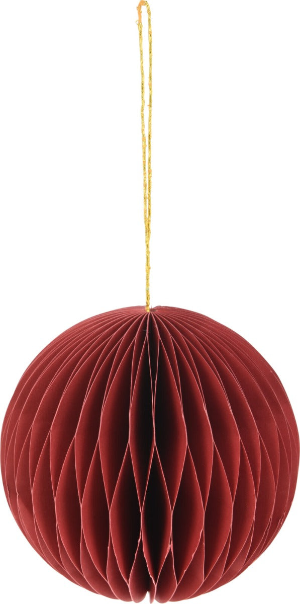 Homesmiths Ball Paper 100mm Hanging Assorted 1 Piece