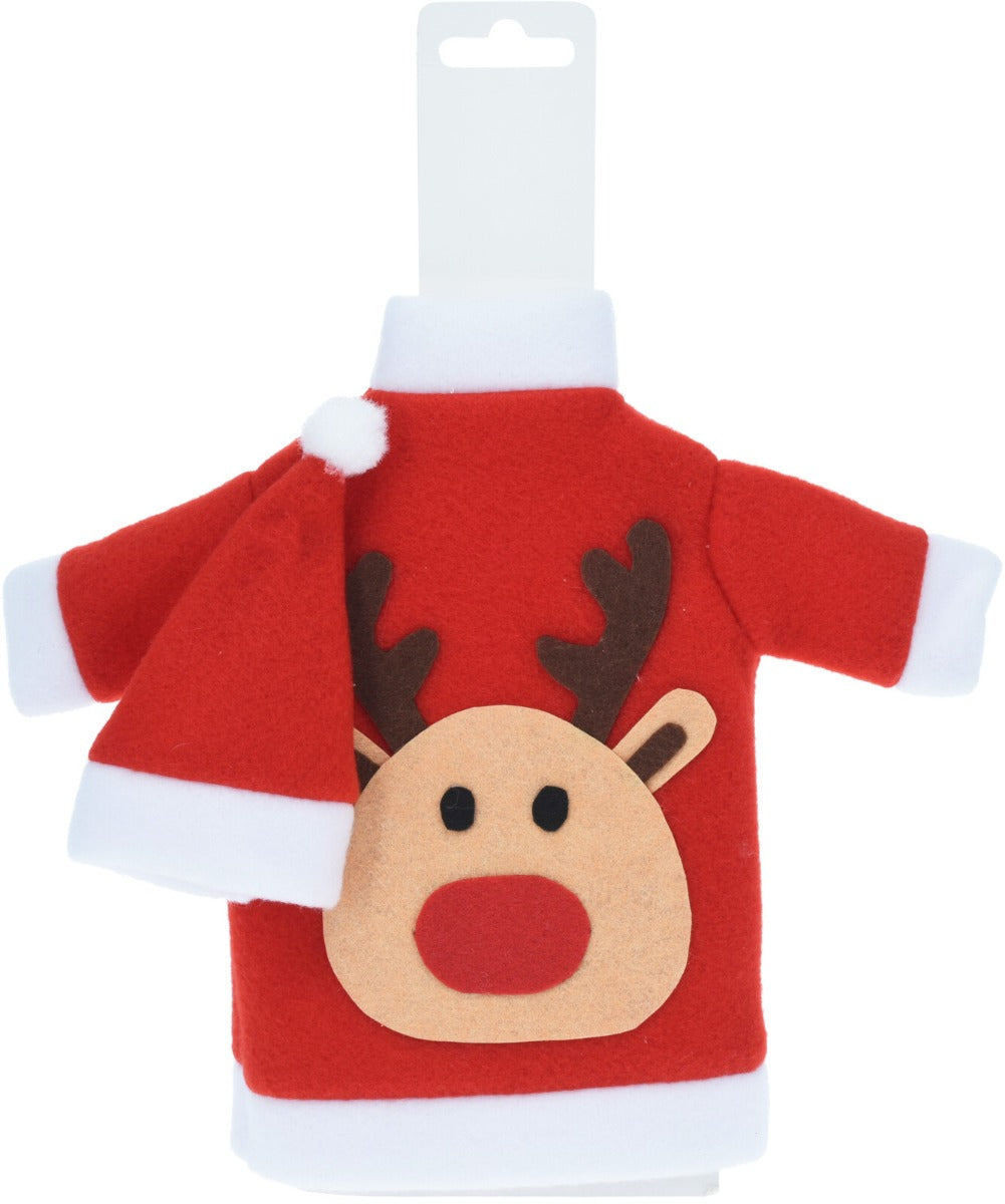 Homesmiths Wine Bottle Santa Jumper Assorted