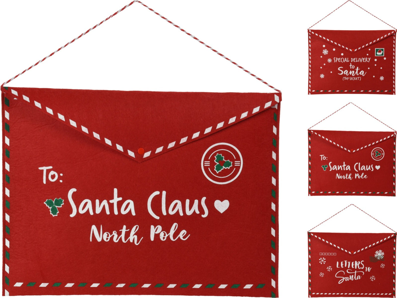 Homesmiths Envelope Christmas Design 50cm Assorted