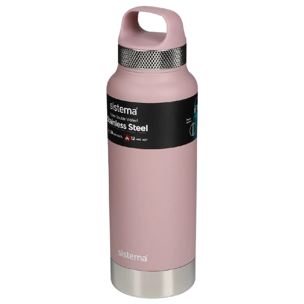 Sistema 1L Double Walled Stainless Steel Vacuum Insulated Bottle