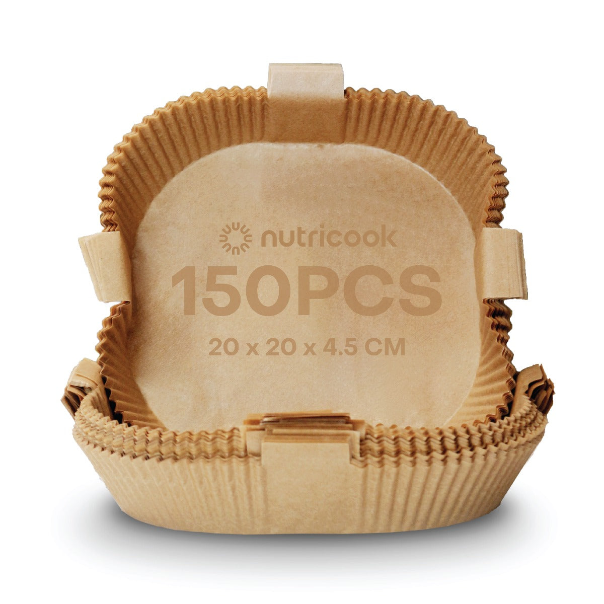 Nutricook Air Fryer Baking Paper 20cm 150 Pieces Box