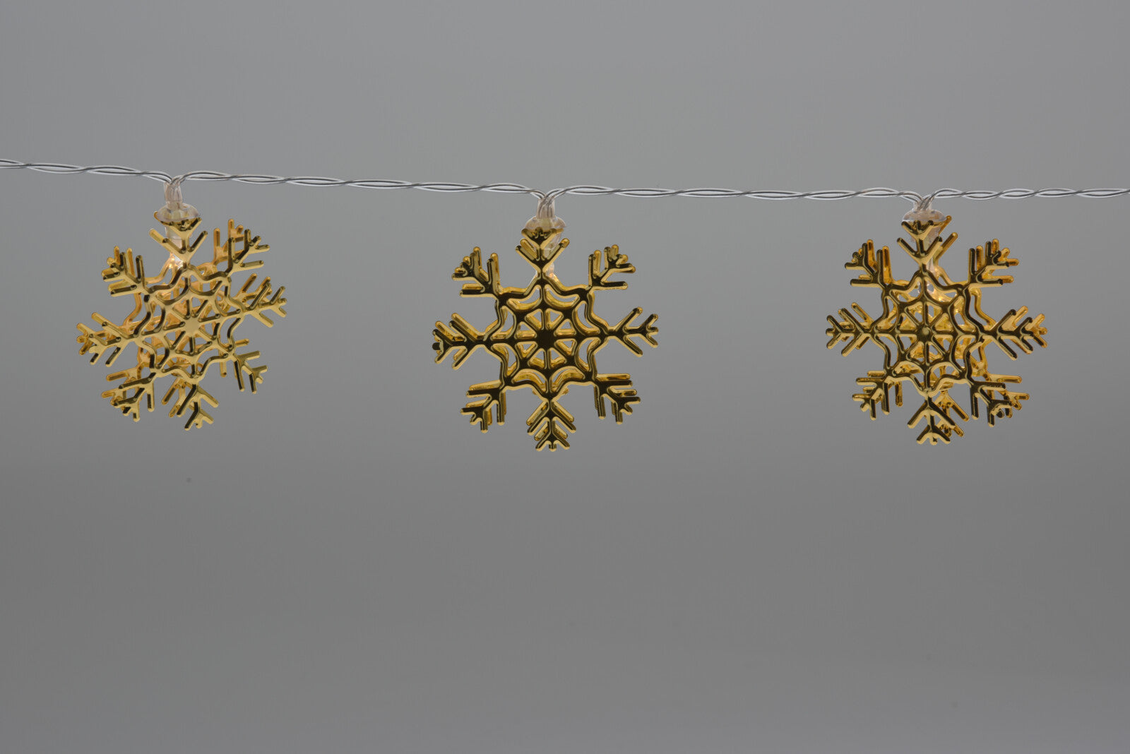 Homesmiths LED Chain Snowflake Gold