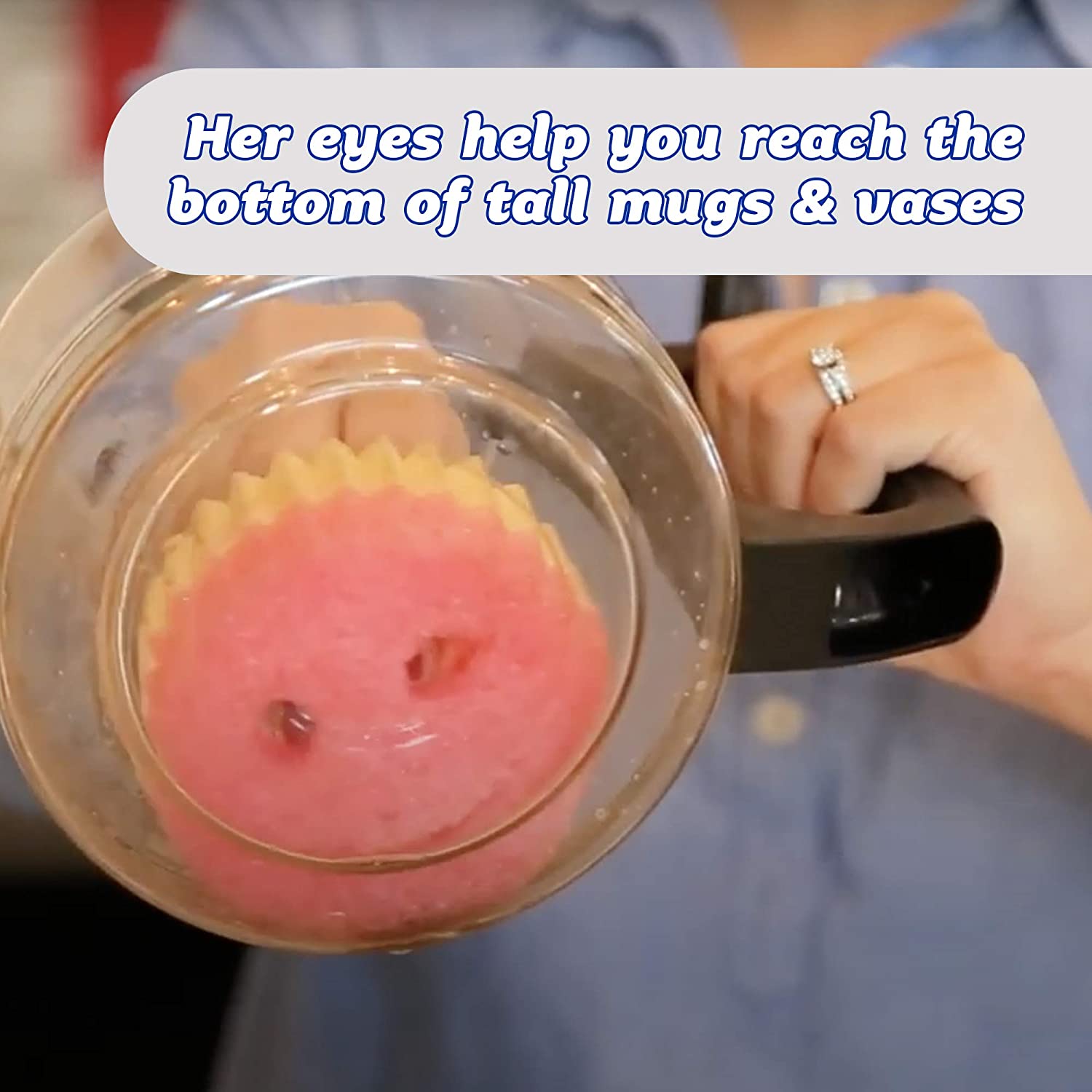 Scrub Daddy Scrub Mommy Dual Sided Scrubber + Sponge Multi-Pack Set Of 6 Pink