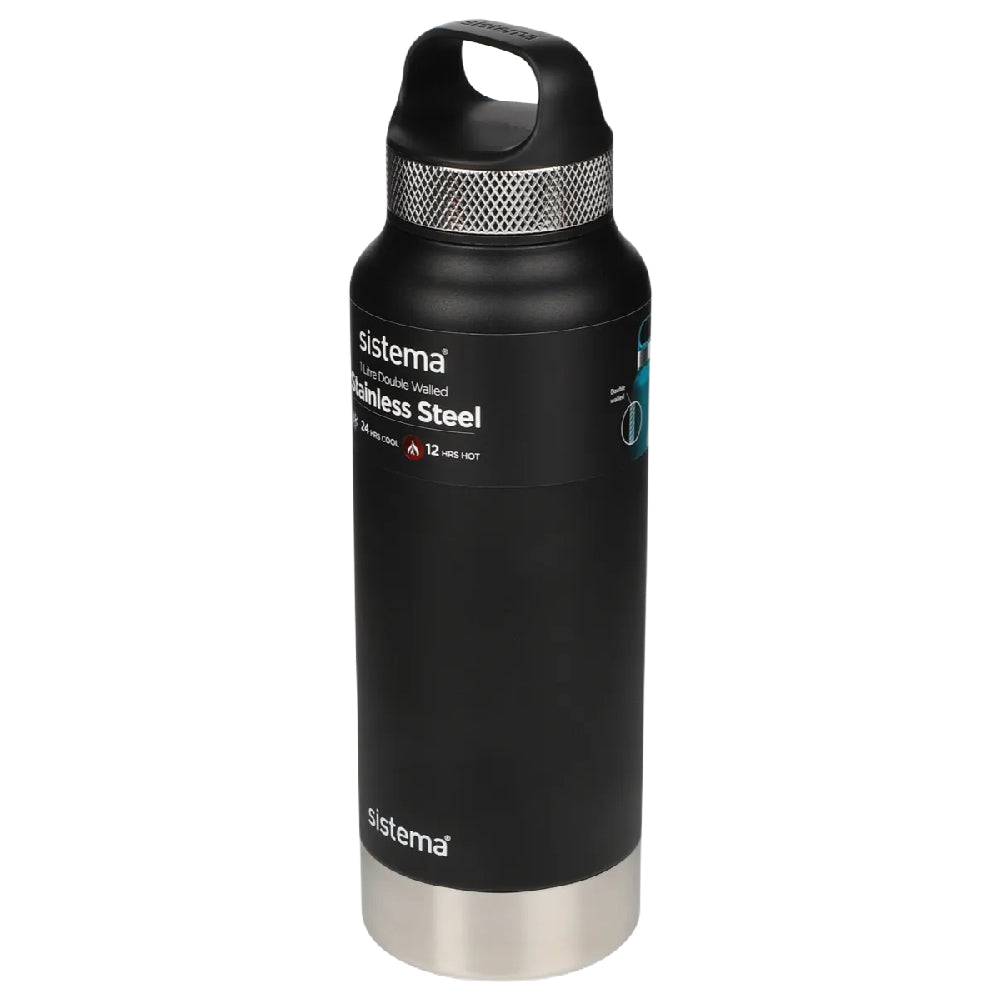 Sistema 1L Double Walled Stainless Steel Vacuum Insulated Bottle