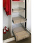 Tansel Wardrobe Pull Out Drawers with Slides L 696 x 150 x W 485 mm