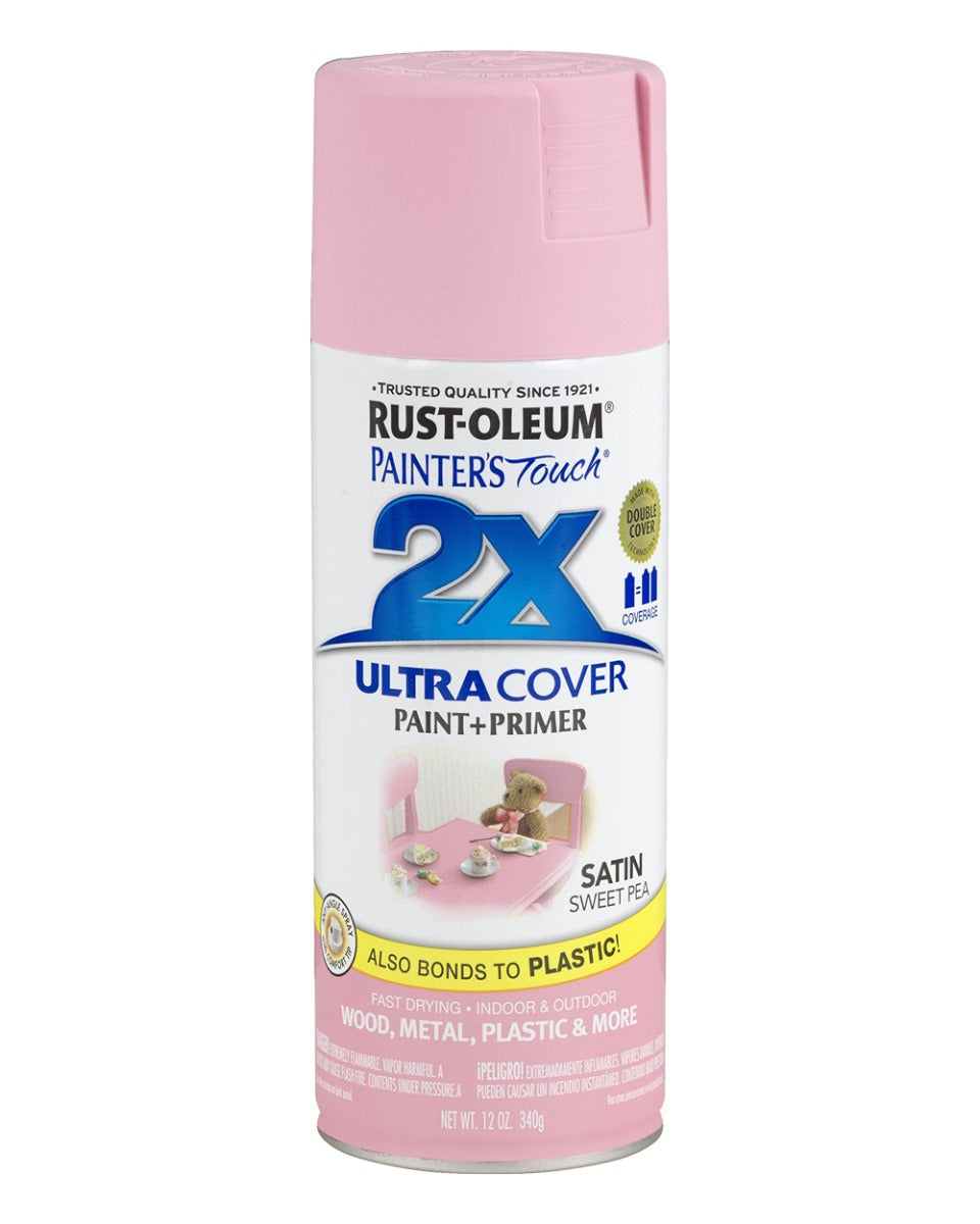 RustOleum PT 2X Ultra Cover Satin Sweet Pea 12Oz