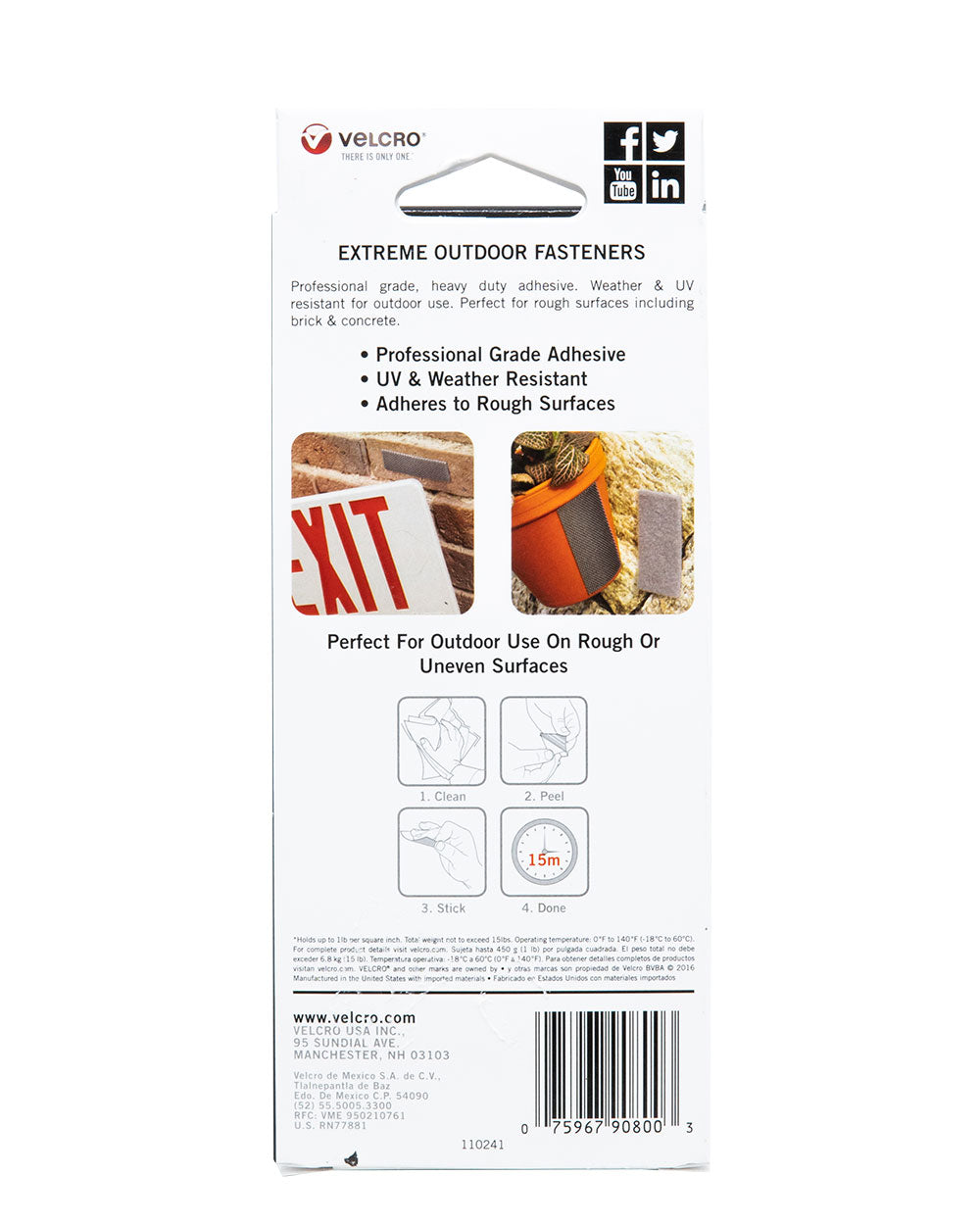 Velcro Extreme Strip Pack of 5