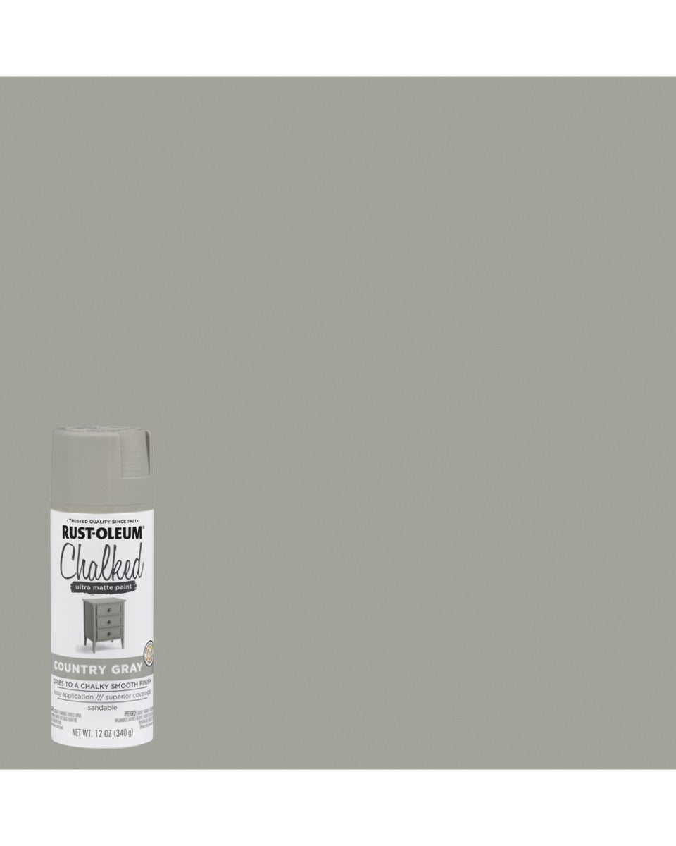Rust-Oleum 12 Oz Country Grey Chalk Spray
