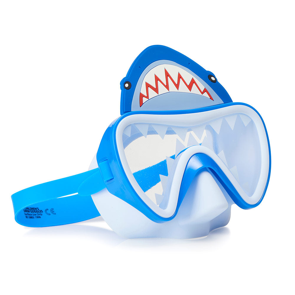 Aqua2ude Blue Shark Kids Swim Mask