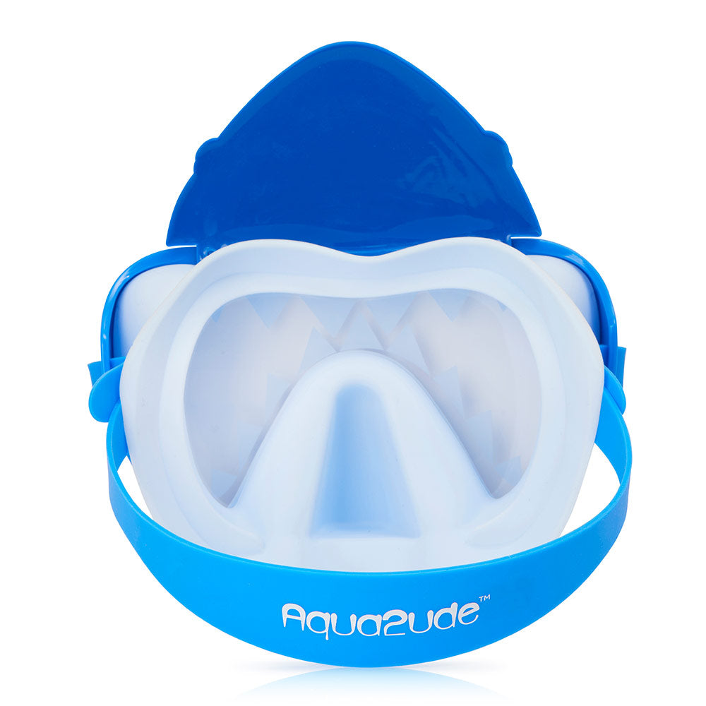 Aqua2ude Blue Shark Kids Swim Mask