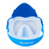 Aqua2ude Blue Shark Kids Swim Mask
