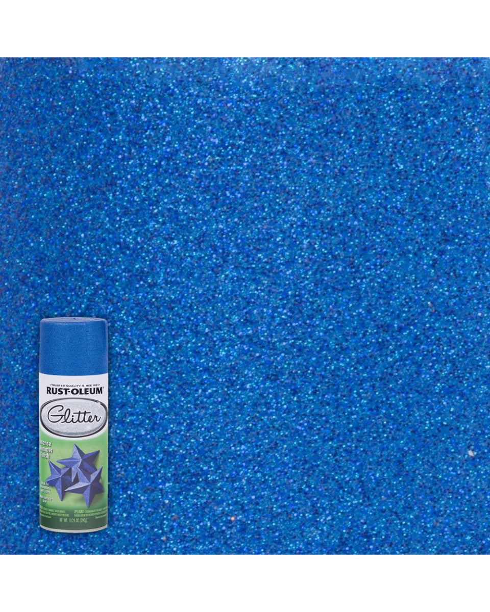 Rust-Oleum 10.25 Oz Blue Glitter Spray